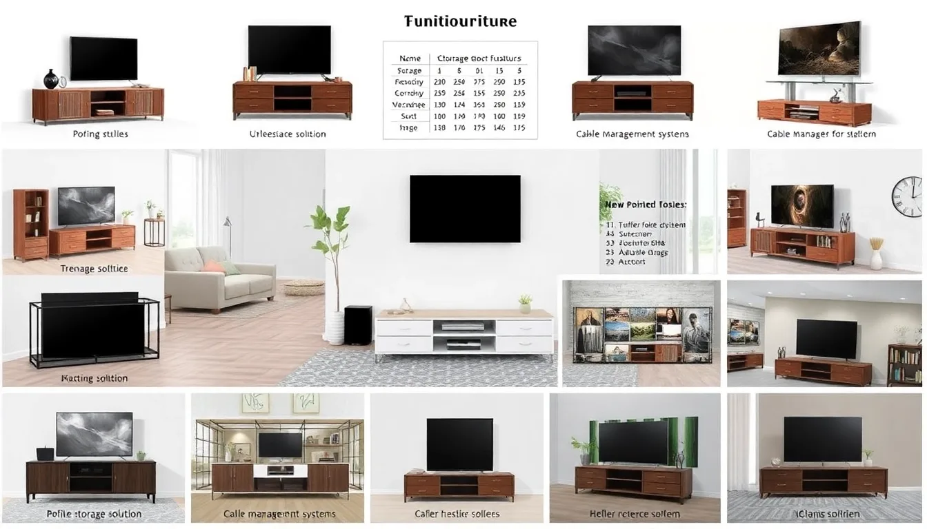 Guide d’Achat : Trouvez le Meuble TV Idéal pour Votre Salon