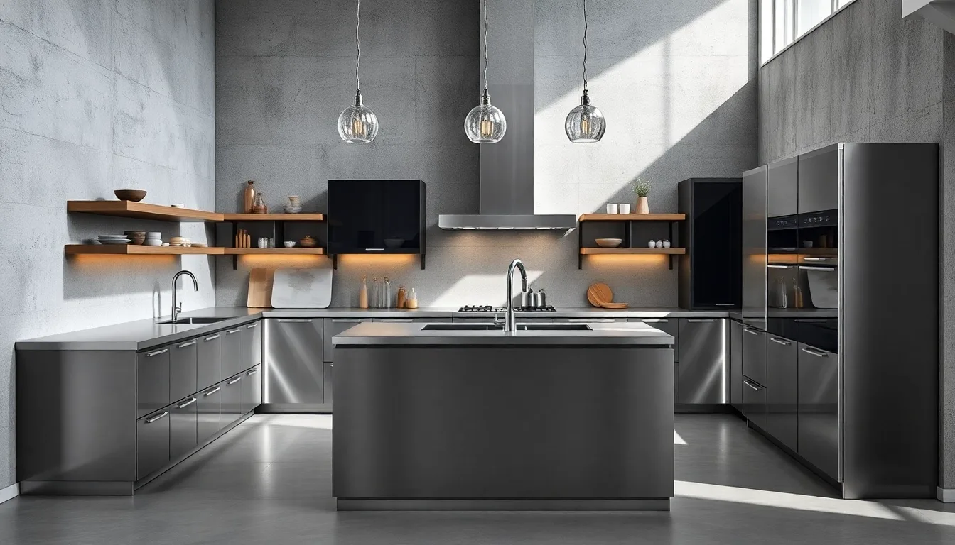 Transformez votre espace avec des cuisines en métal : élégance et durabilité