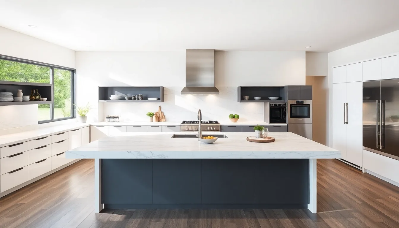 Cuisine avec îlot central : Idées modernes et conseils pour un aménagement réussi