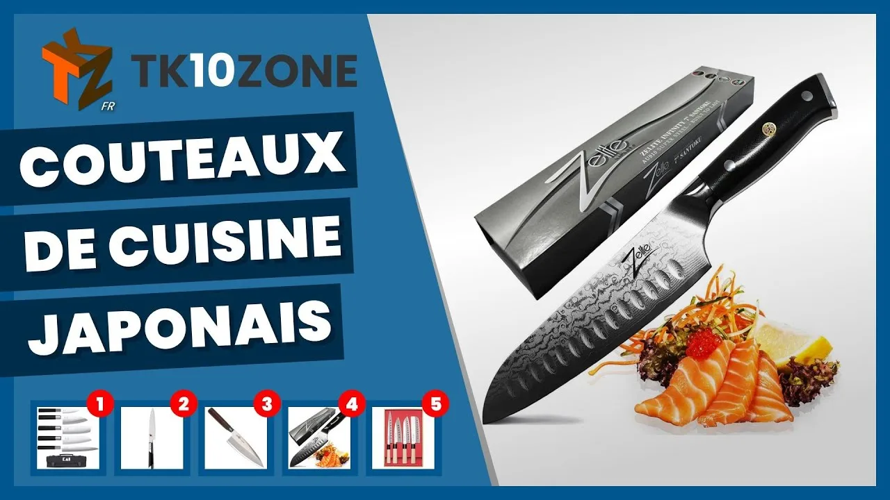 Couteaux japonais : l’art de la cuisine perfectionnée