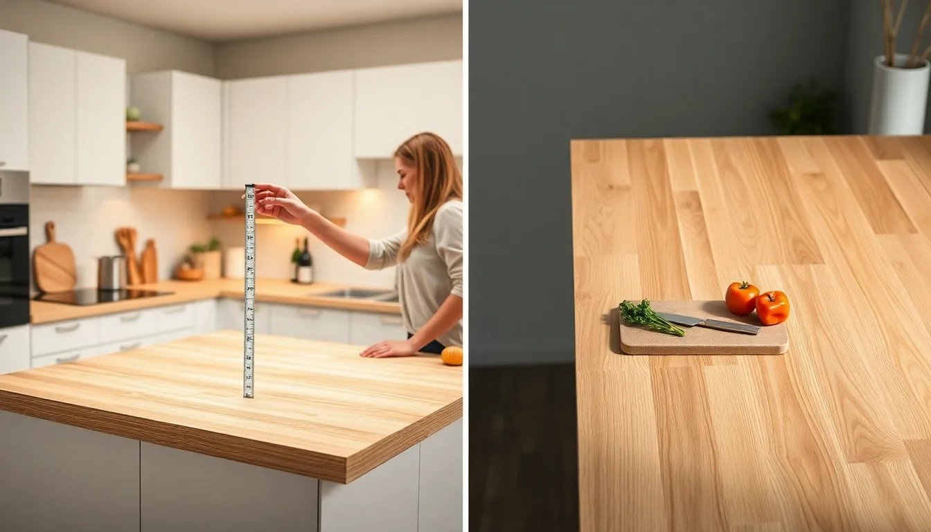 Comment déterminer la hauteur idéale pour votre plan de travail de cuisine