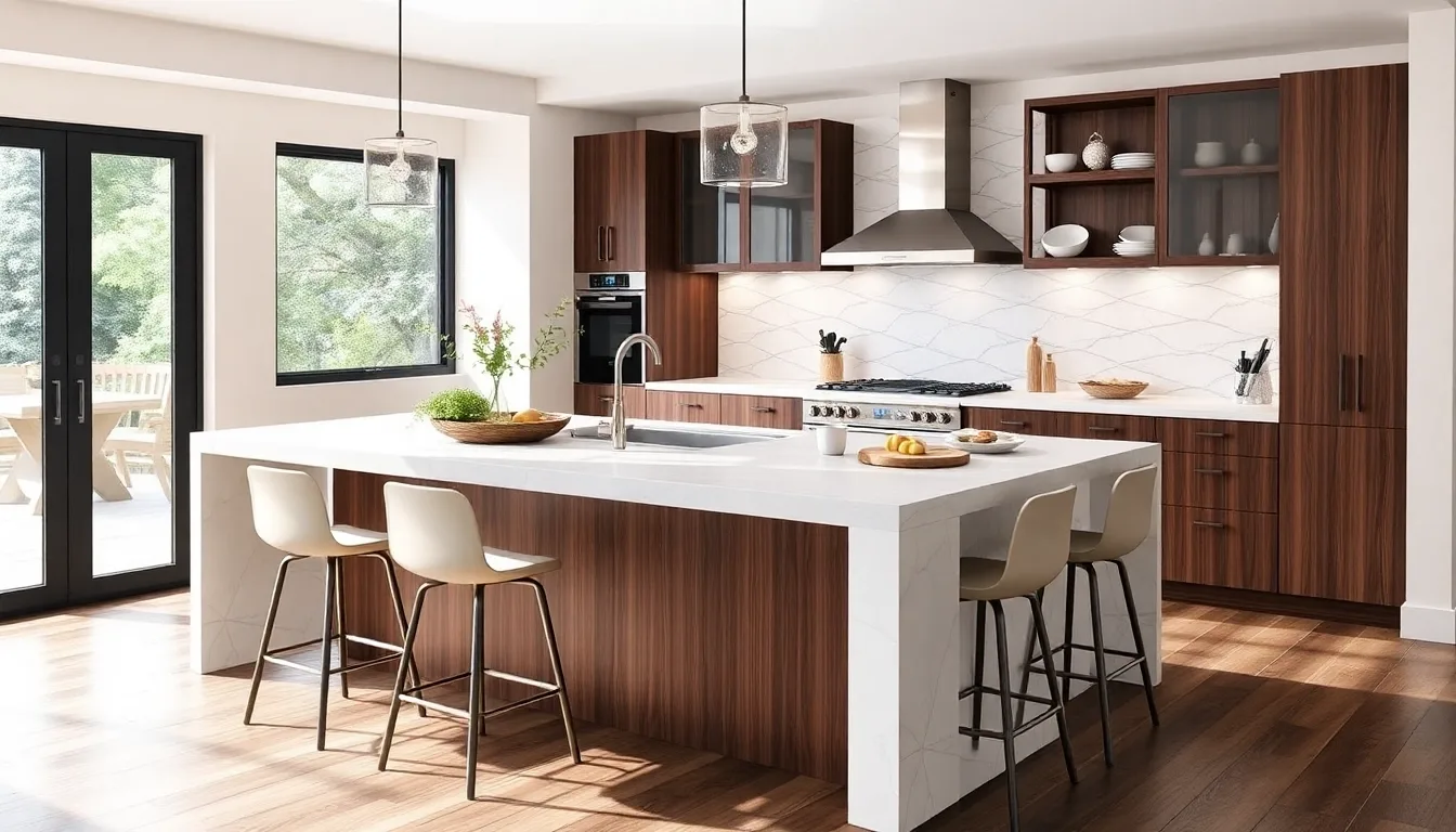 Cuisine ilot central : Idées et Inspirations pour un Aménagement Réussi