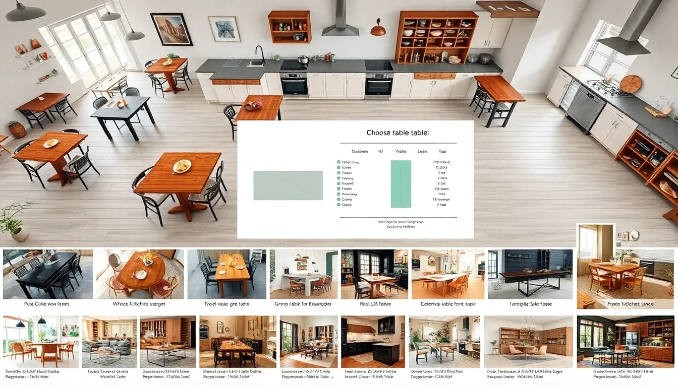 Les Meilleures Tables à Cuisine : Styles, Matériaux et Astuces d’Achat