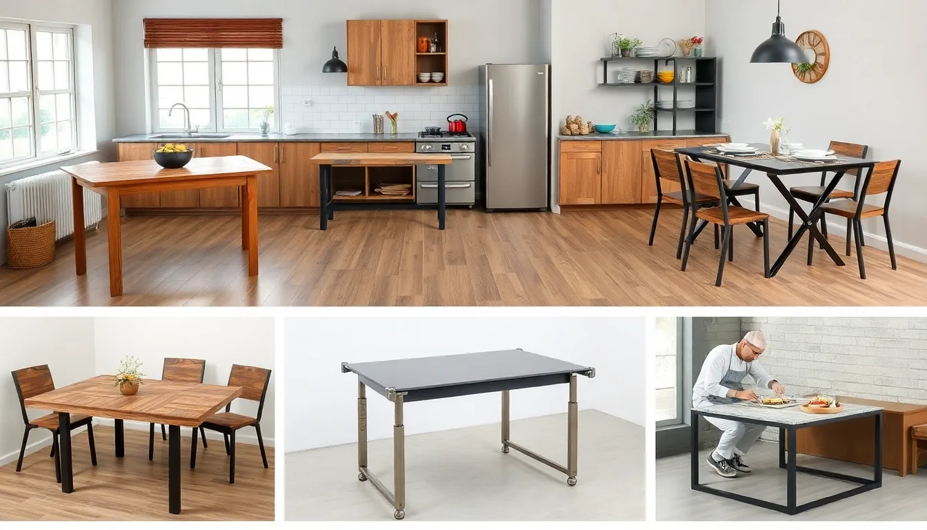 Découvrez notre sélection de tables de cuisine pour tous les styles et budgets