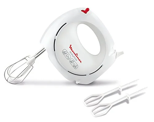 Moulinex – Easy Max Mixeur – HM2501B1 – Batteur Électrique de Cuisine avec 5 Vitesses, Ergonomique, Efficace et Pratique…