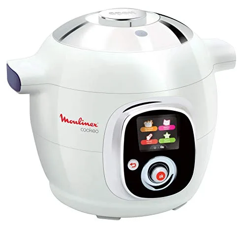 Moulinex Cookeo Multicuiseur intelligent, 6 L, 1200 W, 100 recettes préprogrammées, Jusqu’à 6 personnes, 6 modes de…