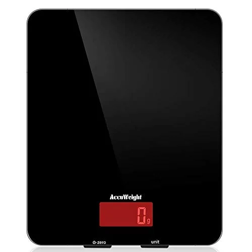 ACCUWEIGHT 201 Balance de Cuisine Électronique Balance Multifonctionnelle Numérique avec Écran LCD Rétro Éclairé…